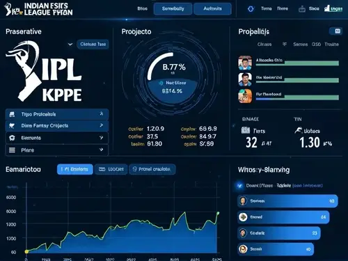 IPL Fantasy 2026 leaderboard card with top 5 ranked players