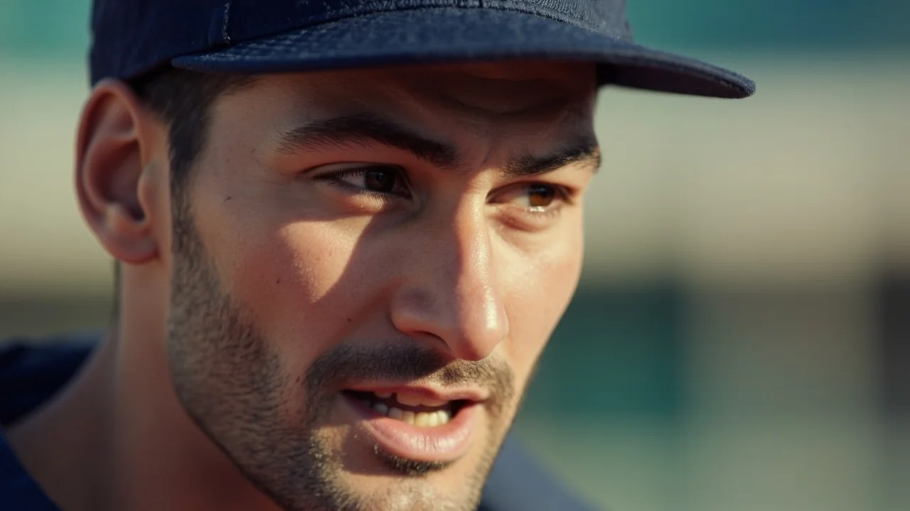 Close view of a left-arm spinner at the crease with a slip cordon and short leg set on the Galle turning surface during the 2026 first Test